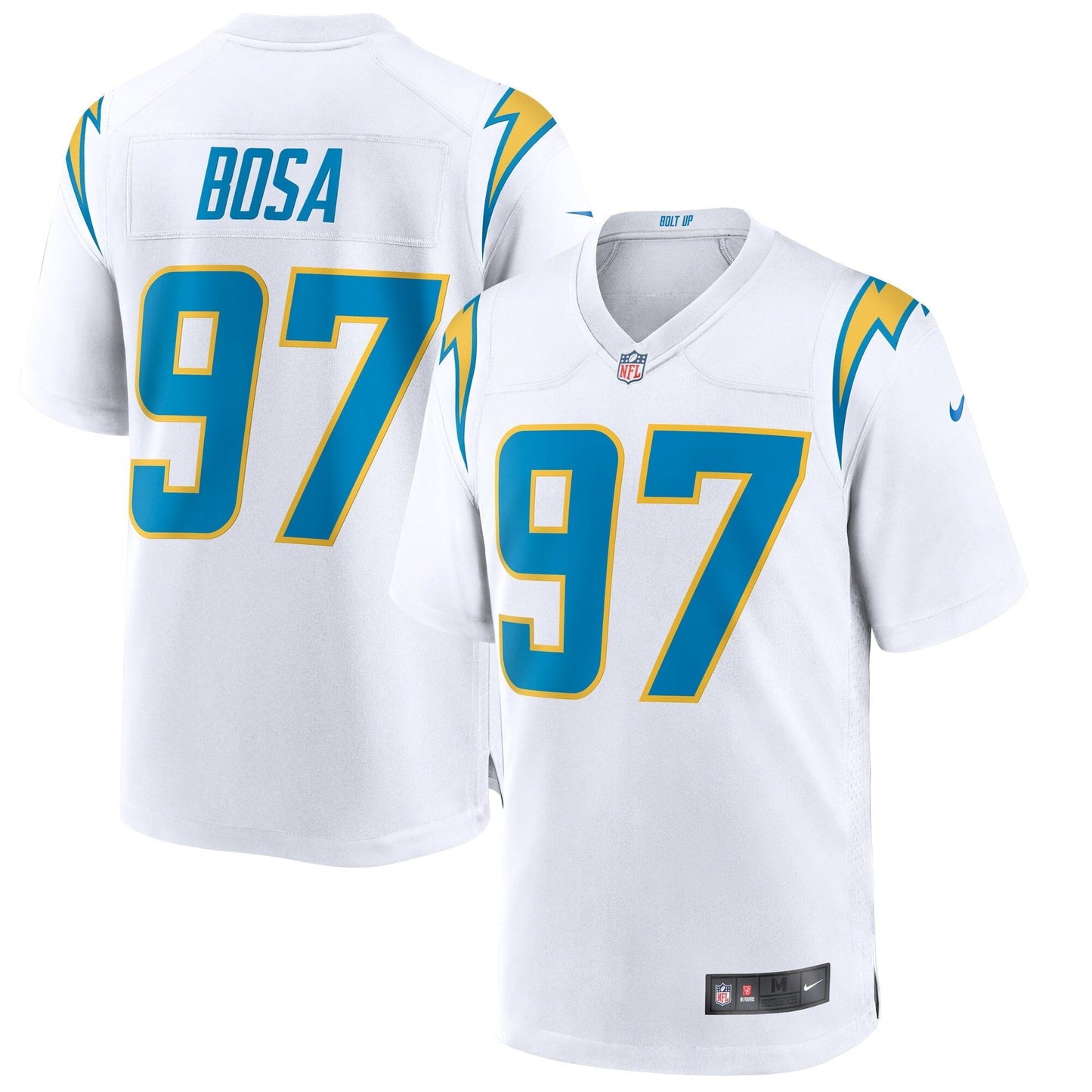 Men's Nike Joey Bosa White Los Angeles Chargers Game Jersey