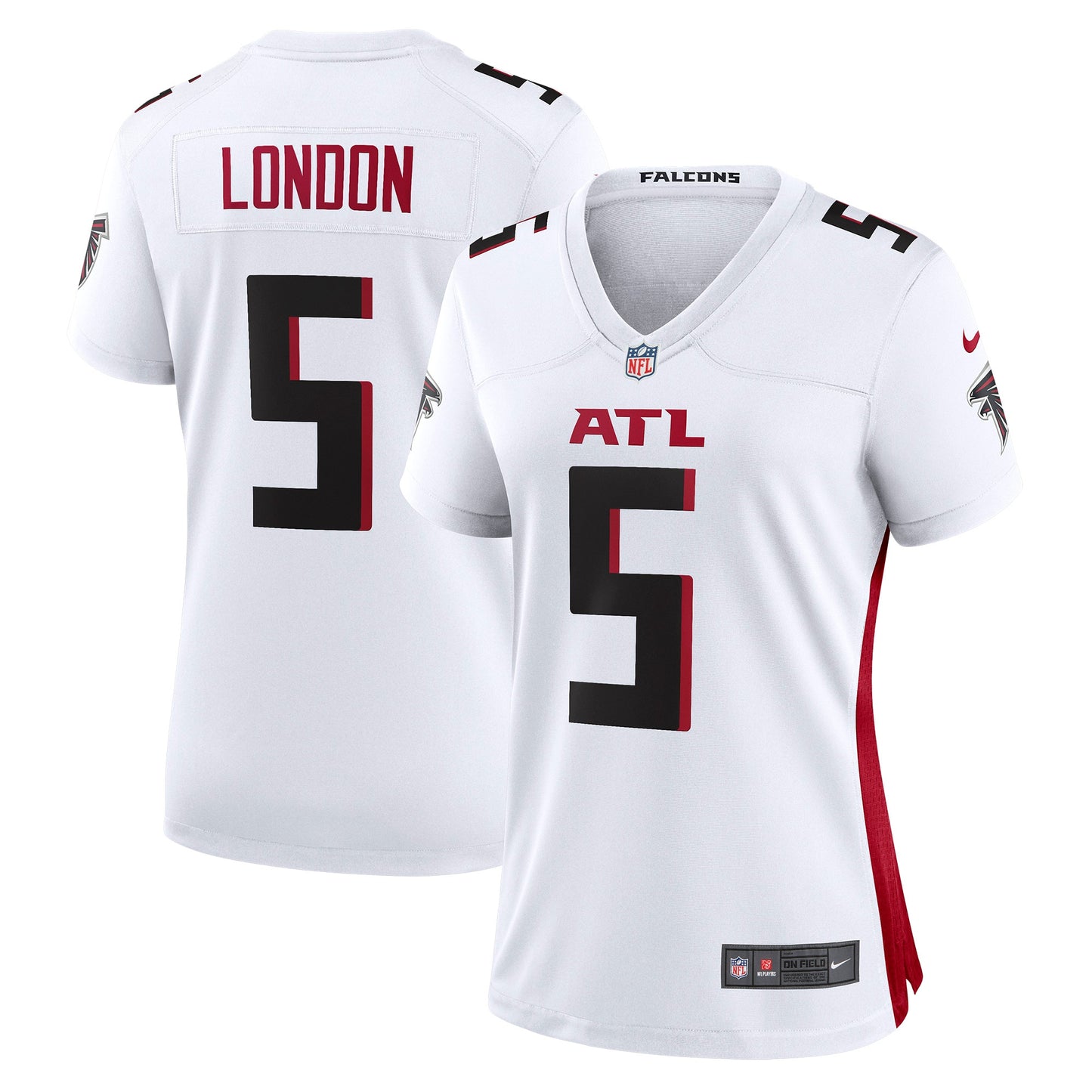 Drake London Atlanta Falcons Nike Women's Away Game Player Jersey - White