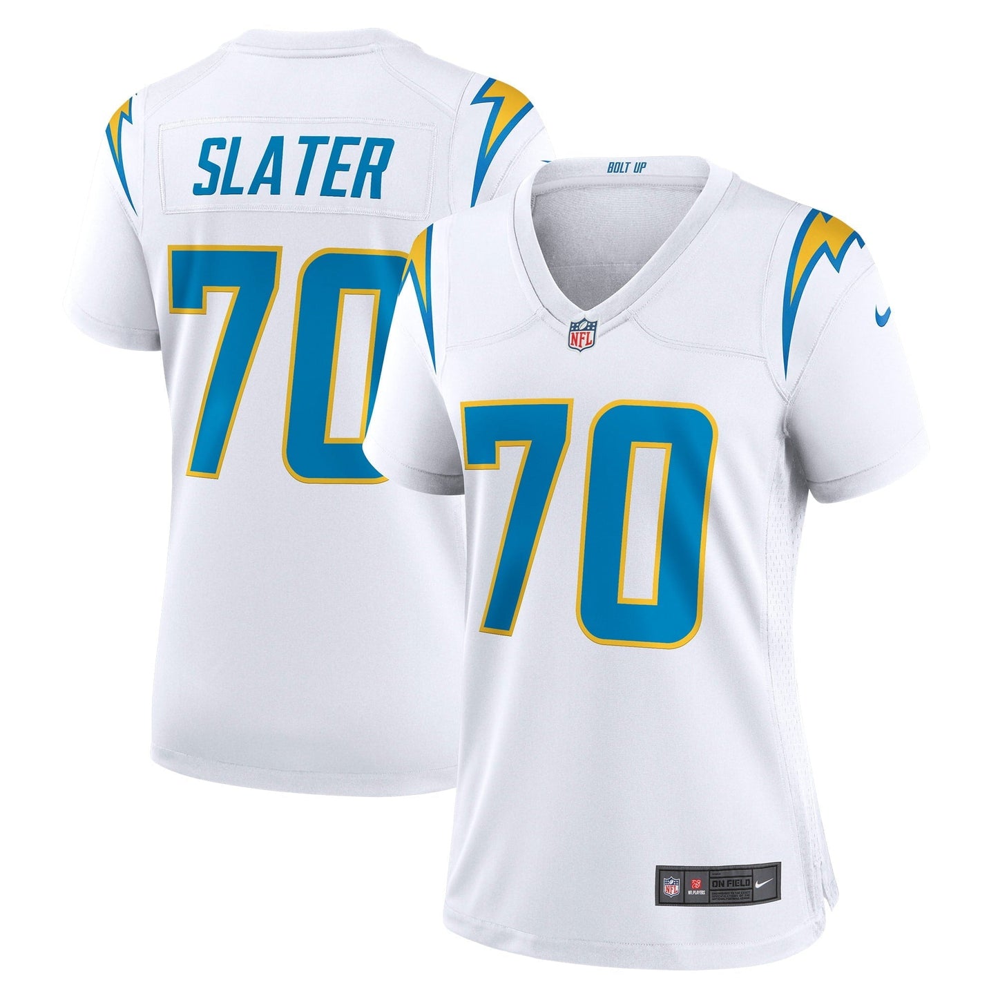 Women's Nike Rashawn Slater White Los Angeles Chargers Game Jersey