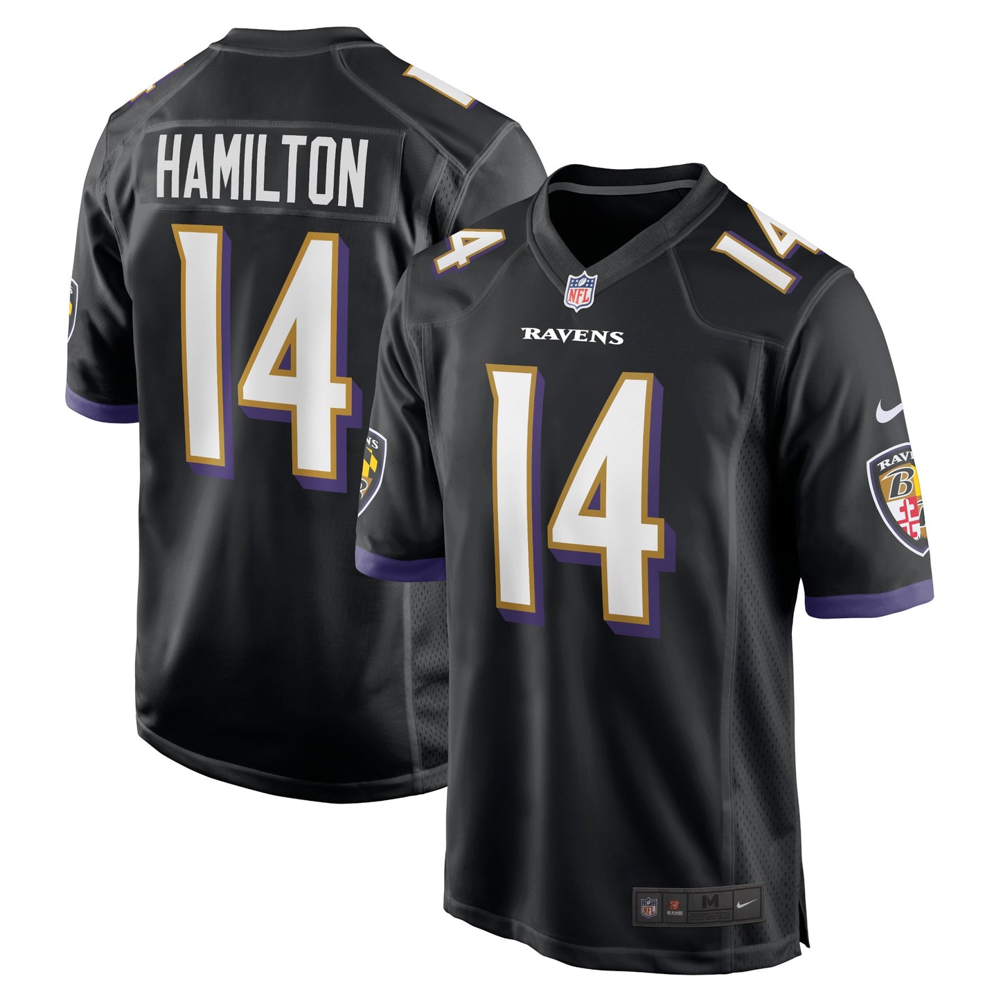 Kyle Hamilton Baltimore Ravens Nike Player Game Jersey - Black