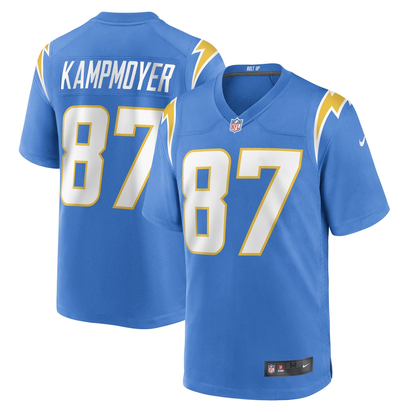 Hunter Kampmoyer Los Angeles Chargers Nike Game Player Jersey - Powder Blue