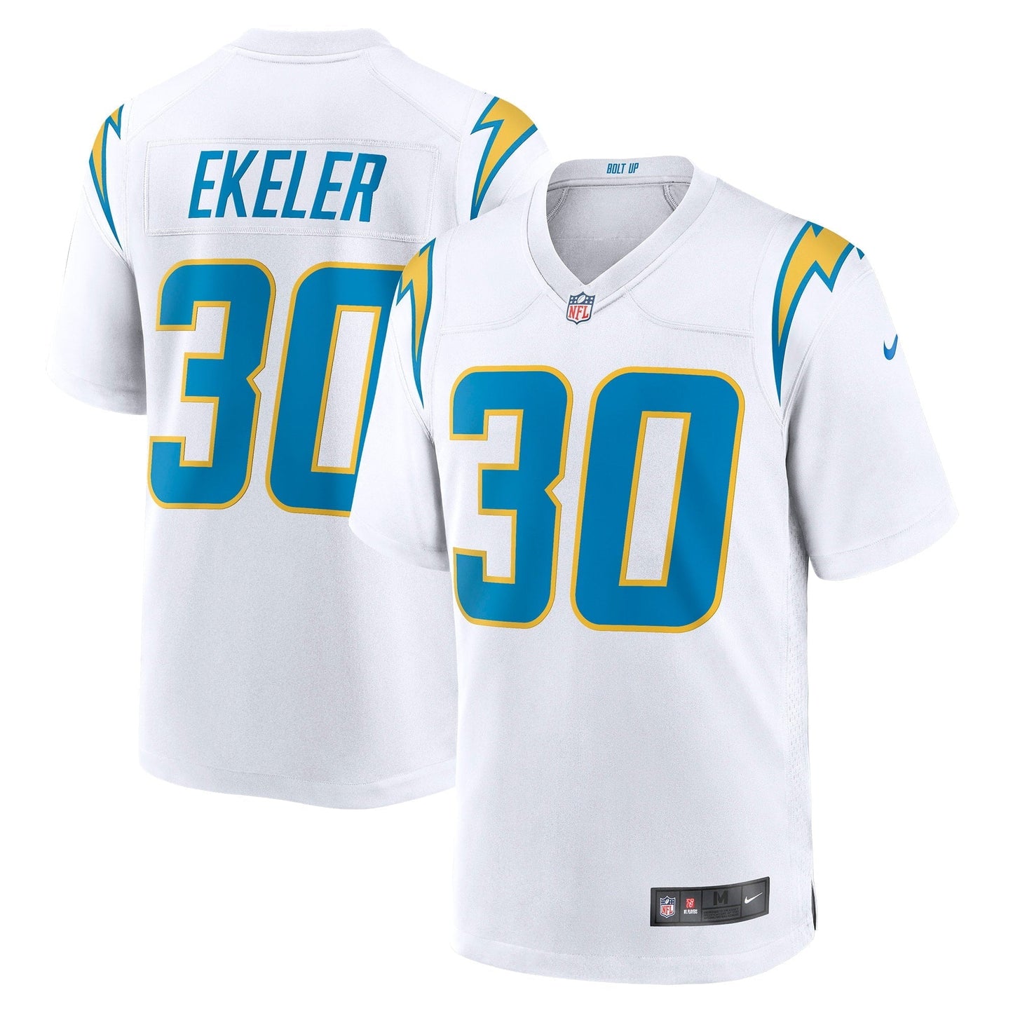 Men's Nike Austin Ekeler White Los Angeles Chargers Game Jersey