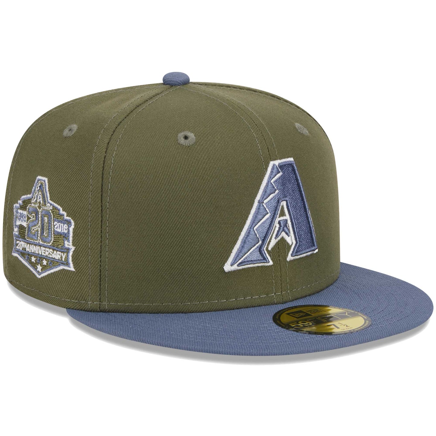 Arizona Diamondbacks New Era 59FIFTY Fitted Hat - Olive/Blue