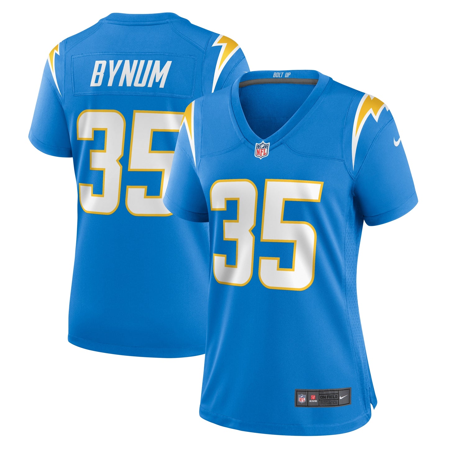 Terrell Bynum Los Angeles Chargers Nike Women's Team Game Jersey - Powder Blue