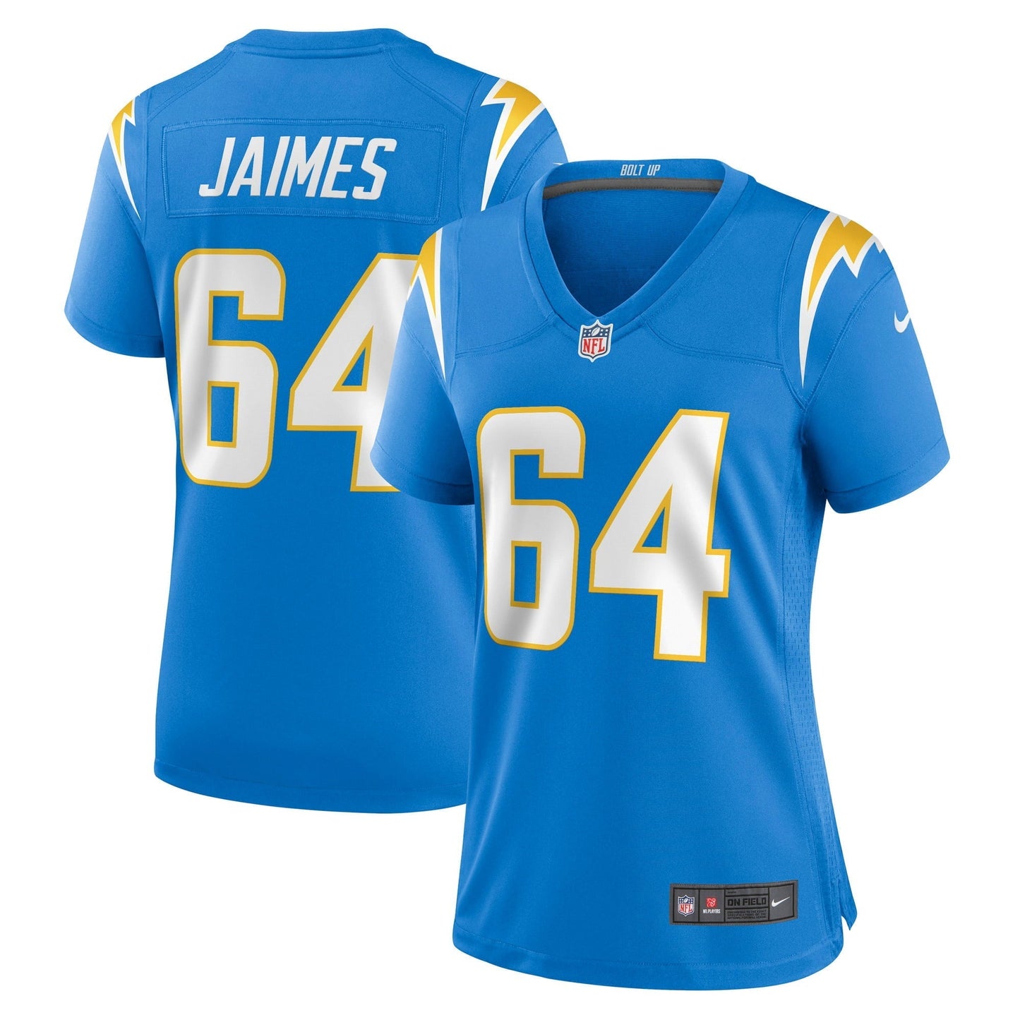 Women's Nike Brenden Jaimes Powder Blue Los Angeles Chargers Game Jersey
