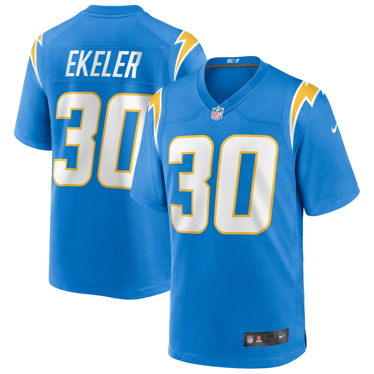 Austin Ekeler Los Angeles Chargers Nike Game Player Jersey - Powder Blue